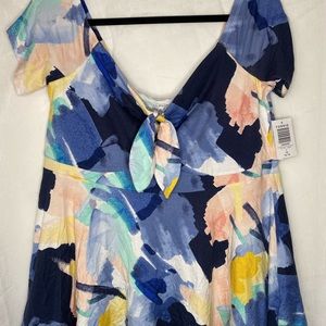 TORRID: Off shoulder babydoll top